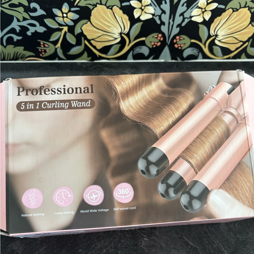 Bestope professional 5 in 1 beach waves curling iron interchangeable barrels